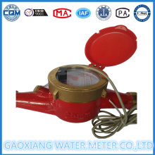 Dn15mm laiton Matière Sortie d&#39;impulsion Compteur d&#39;eau De China Water Meter